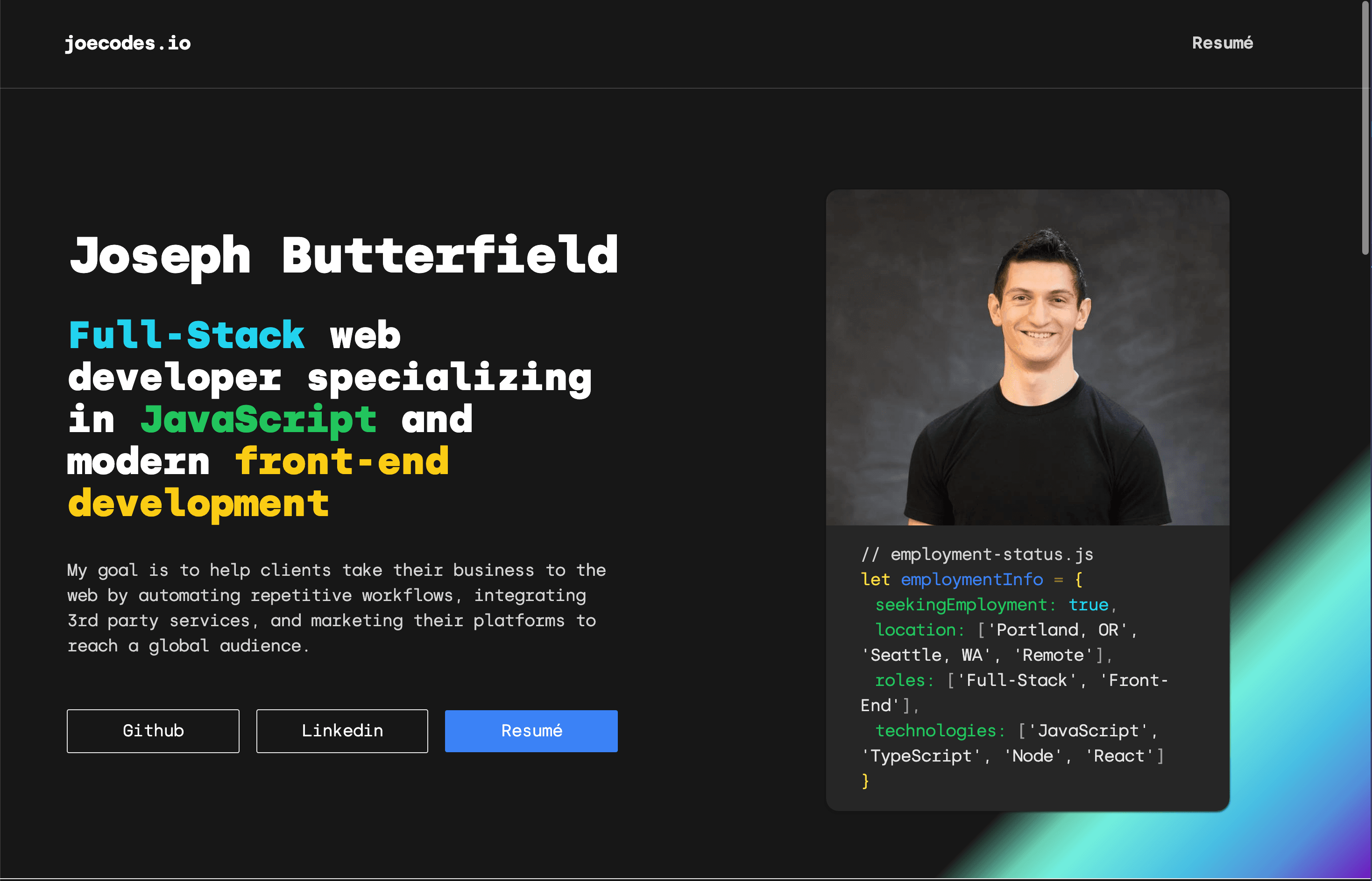 My portfolio website built in Next.js.